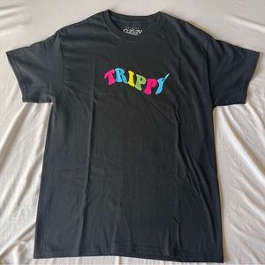 Trippy Mushroom Neon Shirt | Size Medium | Popular Poison